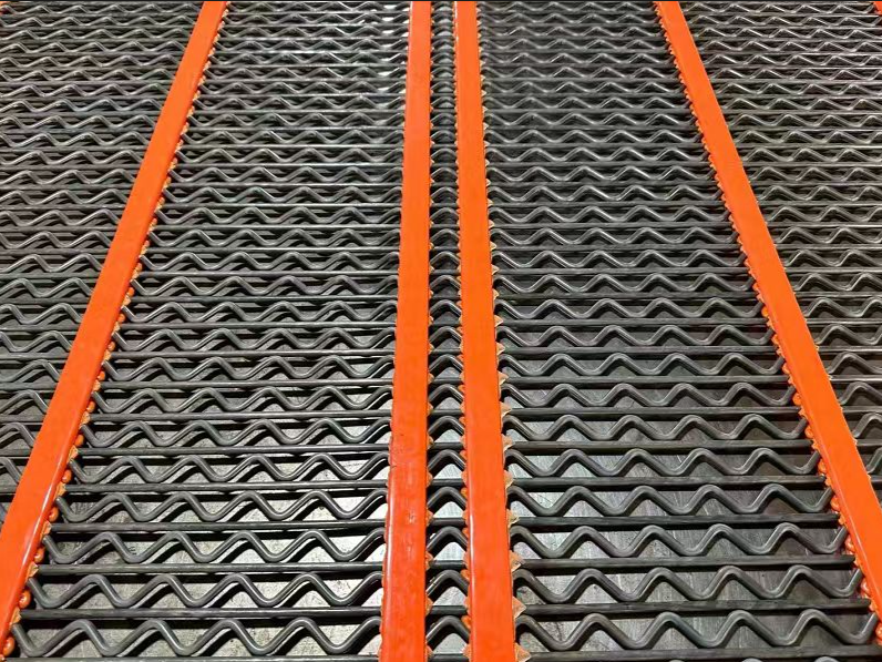 Triangle Hole Self-cleaning Mesh - PU Band Anti-Clog Vibrating Screen Panel