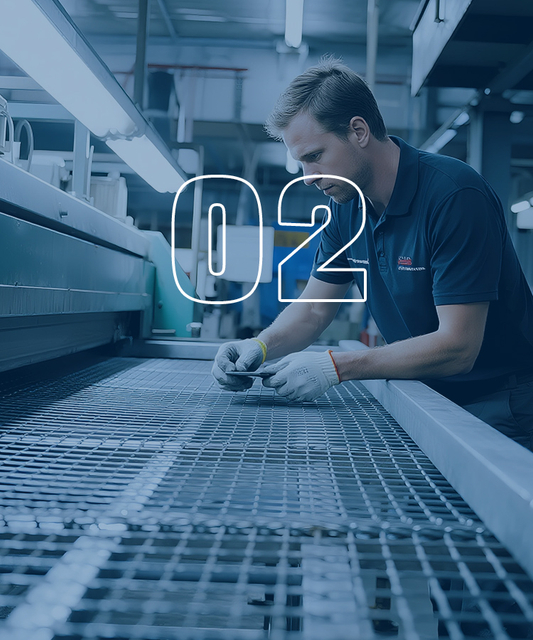 Quality Inspection of galvanized metal screen panel